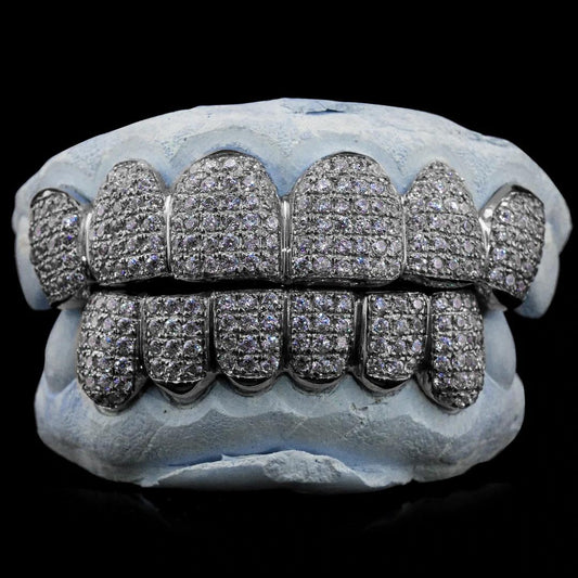 TG016 — Camouflage Grillz S925 Silver - Top 8 & Bottom 8